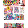 Studio Light Funky Florals A4 Collage Paper Pad (ABM-25-DPP396)