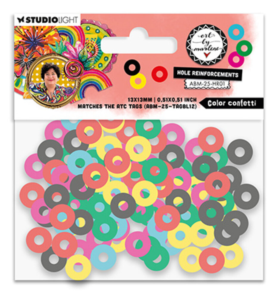 Studio Light Hole-reinforcements Color Confetti (ABM-25-HR01) Studio Light Hole-reinforcements Color Confetti (ABM-25-HR01)