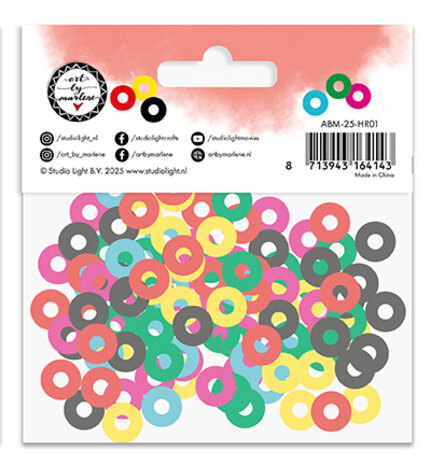 Studio Light Hole-reinforcements Color Confetti (ABM-25-HR01) Studio Light Hole-reinforcements Color Confetti (ABM-25-HR01)