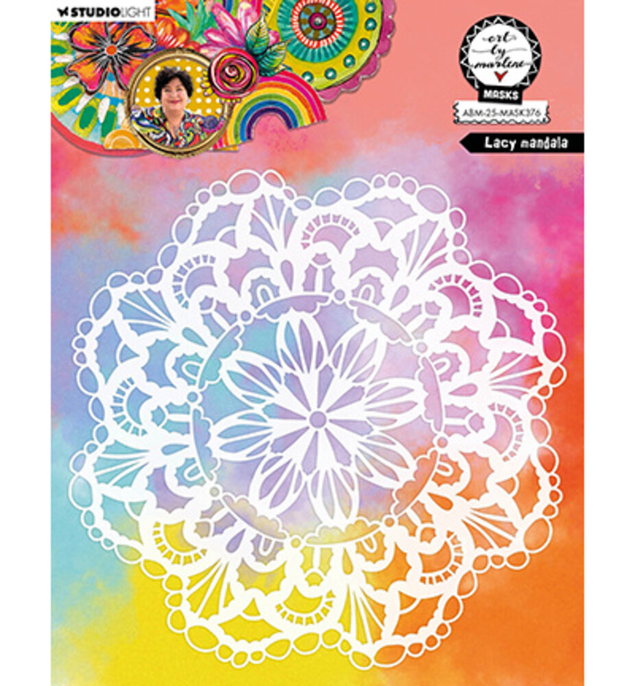 Studio Light Masking Stencil Lacy Mandala (ABM-25-MASK376) Studio Light Masking Stencil Lacy Mandala (ABM-25-MASK376)