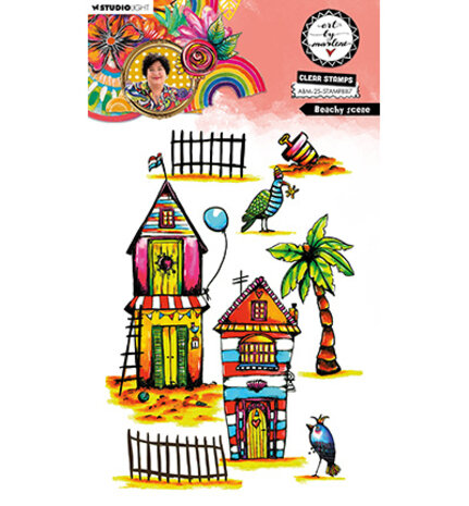 Studio Light Clear Stamp Beachy Scene (ABM-25-STAMP887) Studio Light Clear Stamp Beachy Scene (ABM-25-STAMP887)