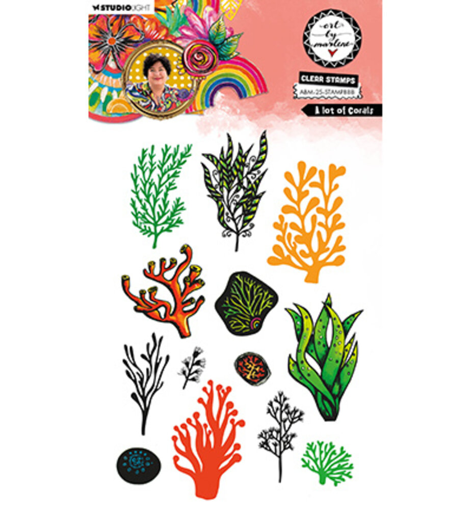 Studio Light Clear Stamp A lot of Corals (ABM-25-STAMP888)
