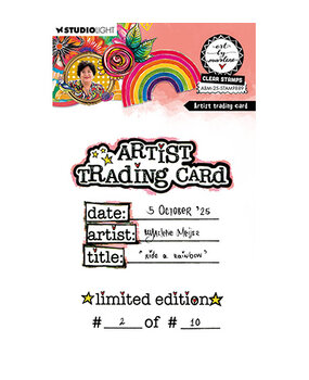Studio Light Clear Stamp Artist Trading Card (ABM-25-STAMP889) Studio Light Clear Stamp Artist Trading Card (ABM-25-STAMP889)