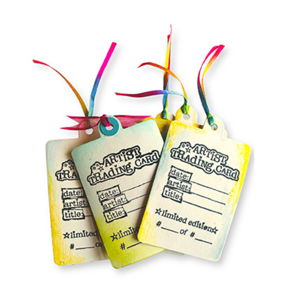 Studio Light Clear Stamp Artist Trading Card (ABM-25-STAMP889)