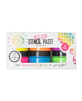 Studio Light Stencil Paste Neon (6x50ml) (ABM-25-PASTE08)