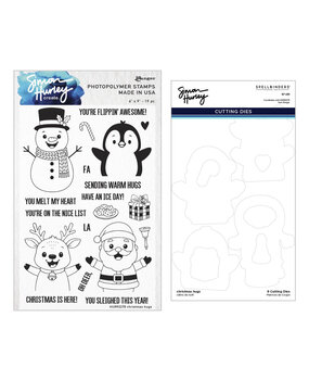 Spellbinders Christmas Hugs Stamp & Die Bundle (BD-0998) Spellbinders Christmas Hugs Stamp & Die Bundle (BD-0998)