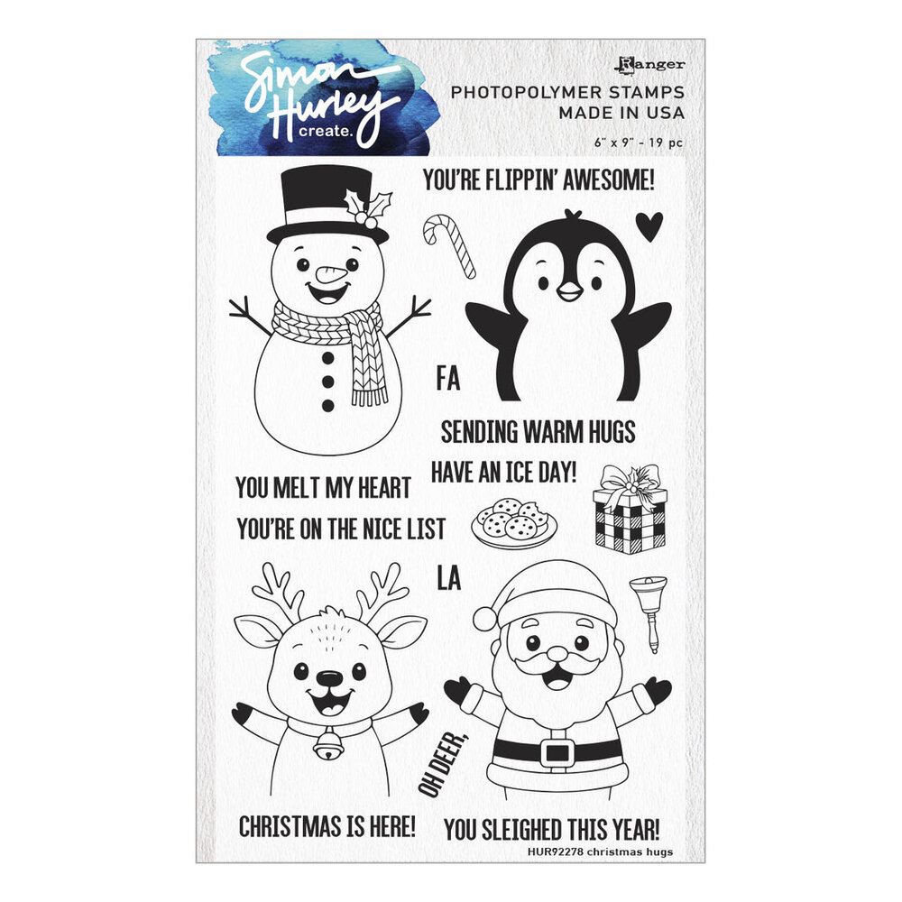 Spellbinders Christmas Hugs Stamp & Die Bundle (BD-0998)
