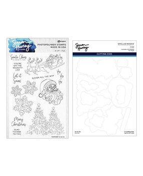 Spellbinders Ho Ho Ho Stamp & Die Bundle (BD-0999) Spellbinders Ho Ho Ho Stamp & Die Bundle (BD-0999)