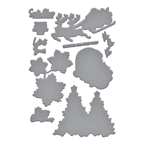 Spellbinders Ho Ho Ho Stamp & Die Bundle (BD-0999) Spellbinders Ho Ho Ho Stamp & Die Bundle (BD-0999)