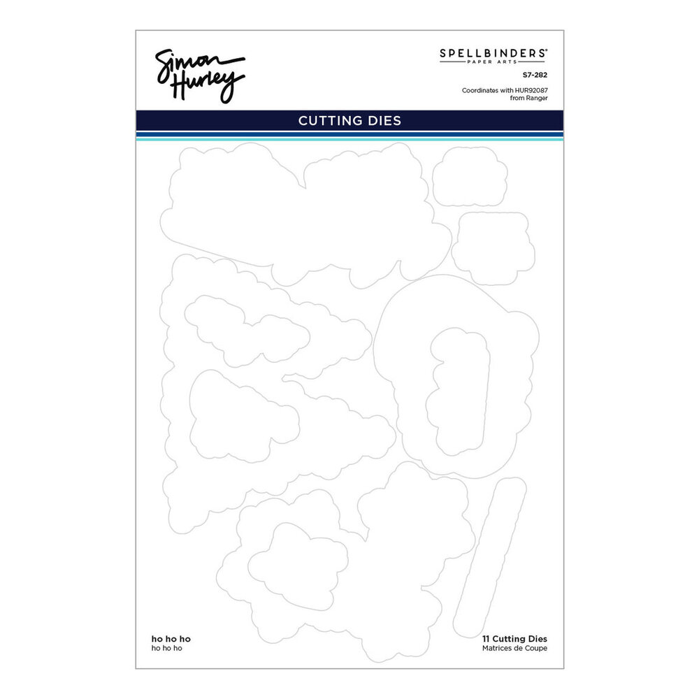 Spellbinders Ho Ho Ho Stamp & Die Bundle (BD-0999) Spellbinders Ho Ho Ho Stamp & Die Bundle (BD-0999)