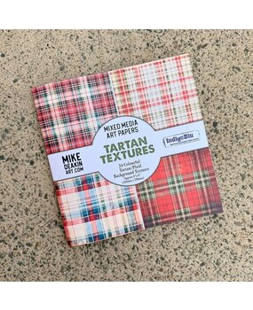 IndigoBlu Tartan Textures 8x8 Inch Paper Book (IND1458)