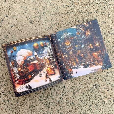 IndigoBlu Steampunk Winterfest 6x6 Inch Paper Book (IND1448)