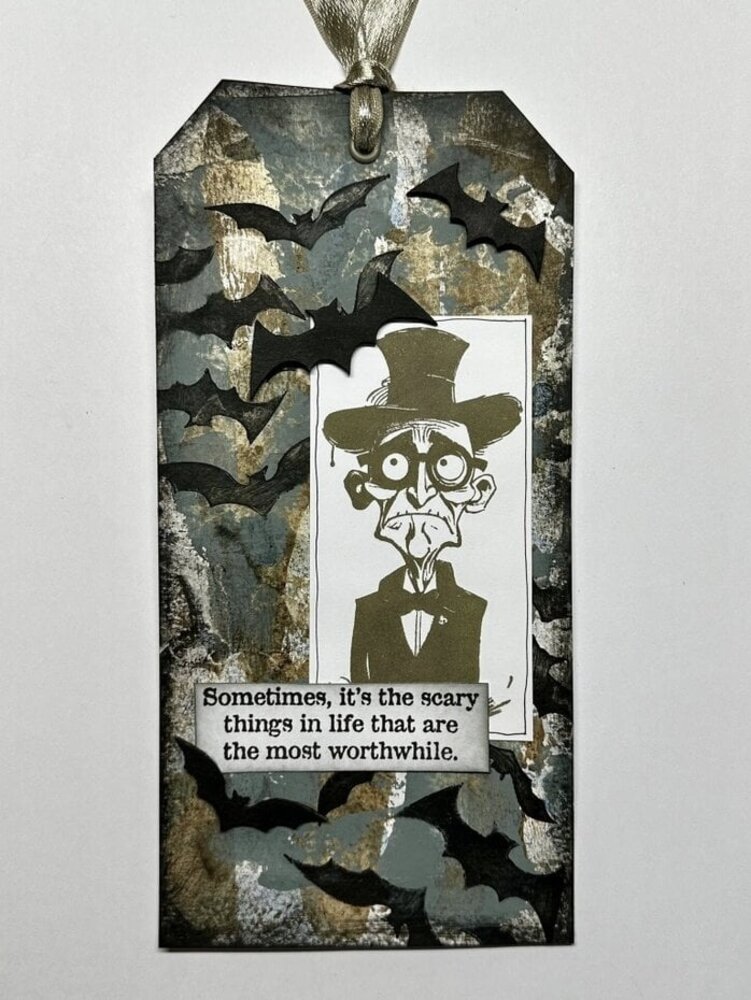 IndigoBlu Spooky Grandpa A6 Rubber Stamp (IND1475)