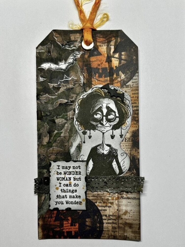 IndigoBlu Spooky Granny A6 Rubber Stamp (IND1476)