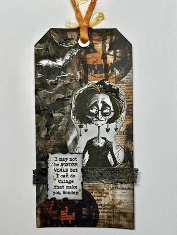 IndigoBlu Spooky Granny A6 Rubber Stamp (IND1476)