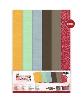 Berrie's Beauties A Very Furry Christmas A4 Linen Cardstock Pack (BB-A4-10021) Berrie's Beauties A Very Furry Christmas A4 Linen Cardstock Pack (BB-A4-10021)