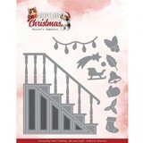 Berrie's Beauties A Very Furry Christmas Dies Very Furry Stair (BBD10066)
