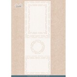 Card Deco Folding Card Stencil Very Furry Card (CDEST086)