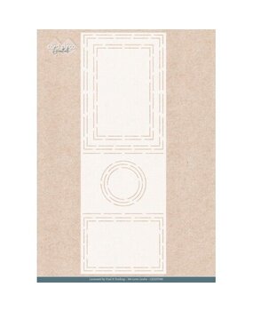 Card Deco Folding Card Stencil Very Furry Card (CDEST086)