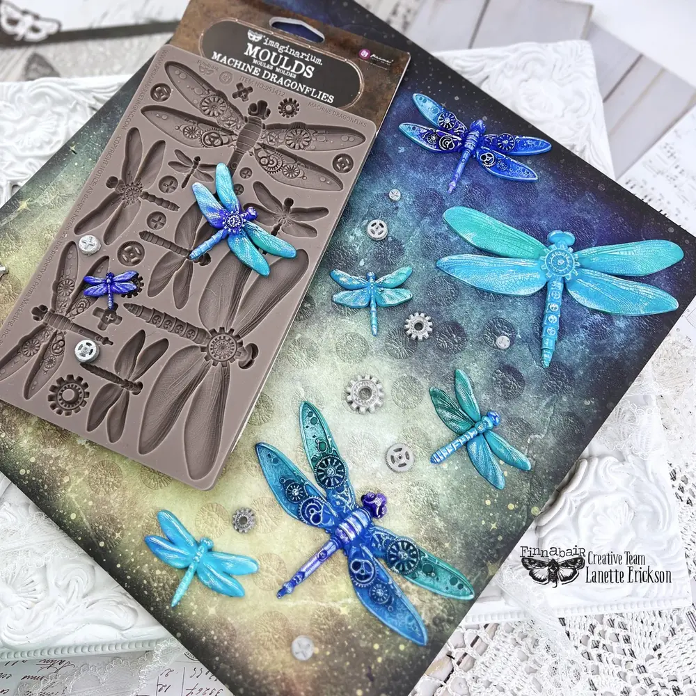 Prima Marketing Inc Finnabair Imaginarium Machine Dragonflies Moulds (951412) Prima Marketing Inc Finnabair Imaginarium Machine Dragonflies Moulds (951412)