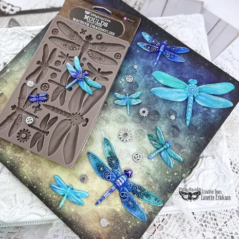 Prima Marketing Inc Finnabair Imaginarium Machine Dragonflies Moulds (951412) Prima Marketing Inc Finnabair Imaginarium Machine Dragonflies Moulds (951412)