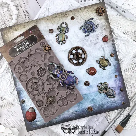 Prima Marketing Inc Finnabair Imaginarium Steampunk Beetles Moulds (951436) Prima Marketing Inc Finnabair Imaginarium Steampunk Beetles Moulds (951436)