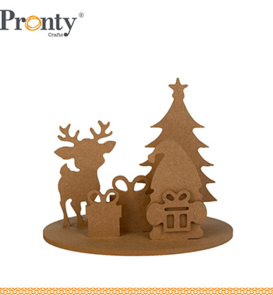 Pronty Craft MDF Scenes Christmas Gnome (460.432.132) Pronty Craft MDF Scenes Christmas Gnome (460.432.132)