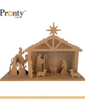 Pronty Craft MDF Scenes Christmas Crib (460.432.134)