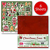 Craft & You Christmas Time 12x12 Inch Paper Pack (6pcs) (CPS-CHT30-6)