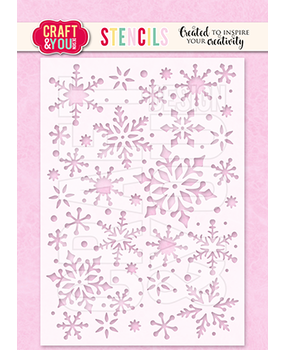 Craft & You Masking Stencil Snowflakes 2 (SC012)