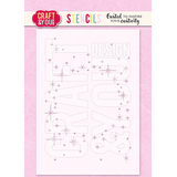 Craft & You Masking Stencil Sparks Wreath (SC013)