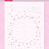 Craft & You Masking Stencil Sparks Wreath (SC013)