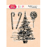 Craft & You Clear Stamp Christmas Tree (CS053)