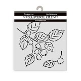 Stamperia Whispering Woods Thick Stencil 12x12cm Berries (KSTDS60)