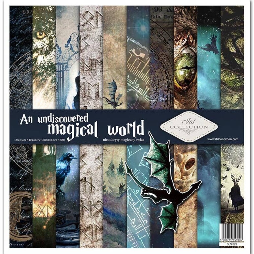ITD Collection An undiscovered magical world 12x12 Inch Paper Pad (SLS 023)