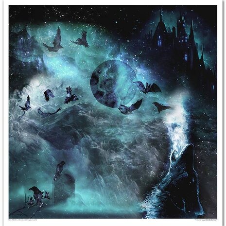 ITD Collection An undiscovered magical world 12x12 Inch Paper Pad (SLS 023)