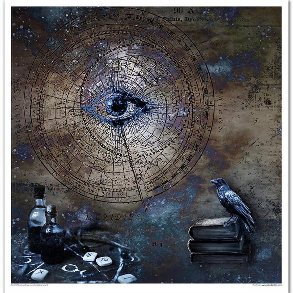 ITD Collection An undiscovered magical world 12x12 Inch Paper Pad (SLS 023)