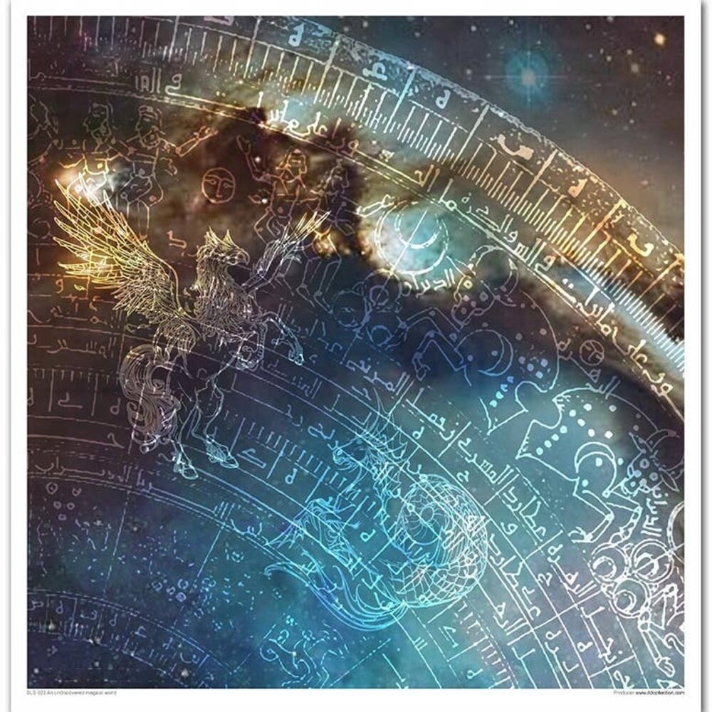 ITD Collection An undiscovered magical world 12x12 Inch Paper Pad (SLS 023)