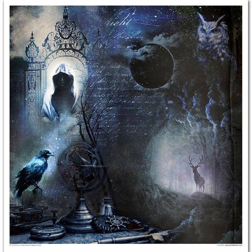 ITD Collection An undiscovered magical world 12x12 Inch Paper Pad (SLS 023)