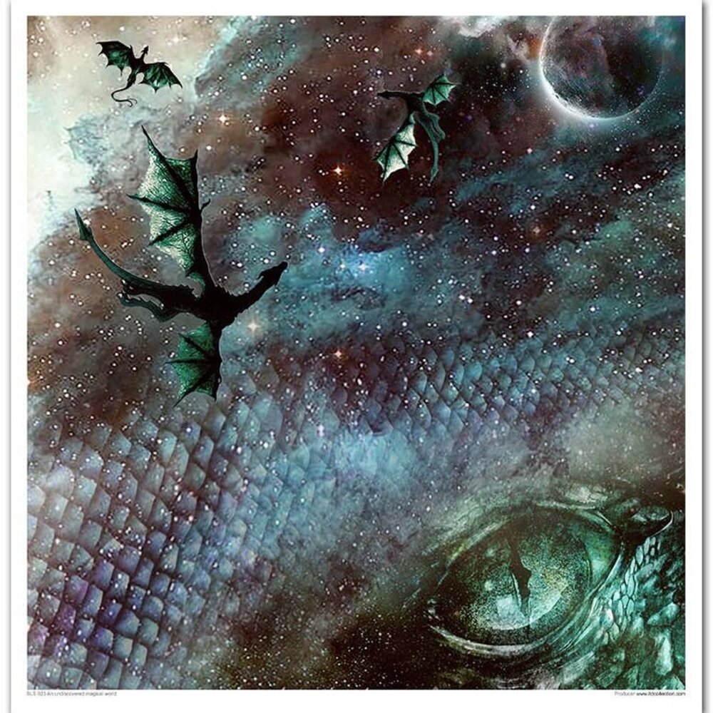 ITD Collection An undiscovered magical world 12x12 Inch Paper Pad (SLS 023)