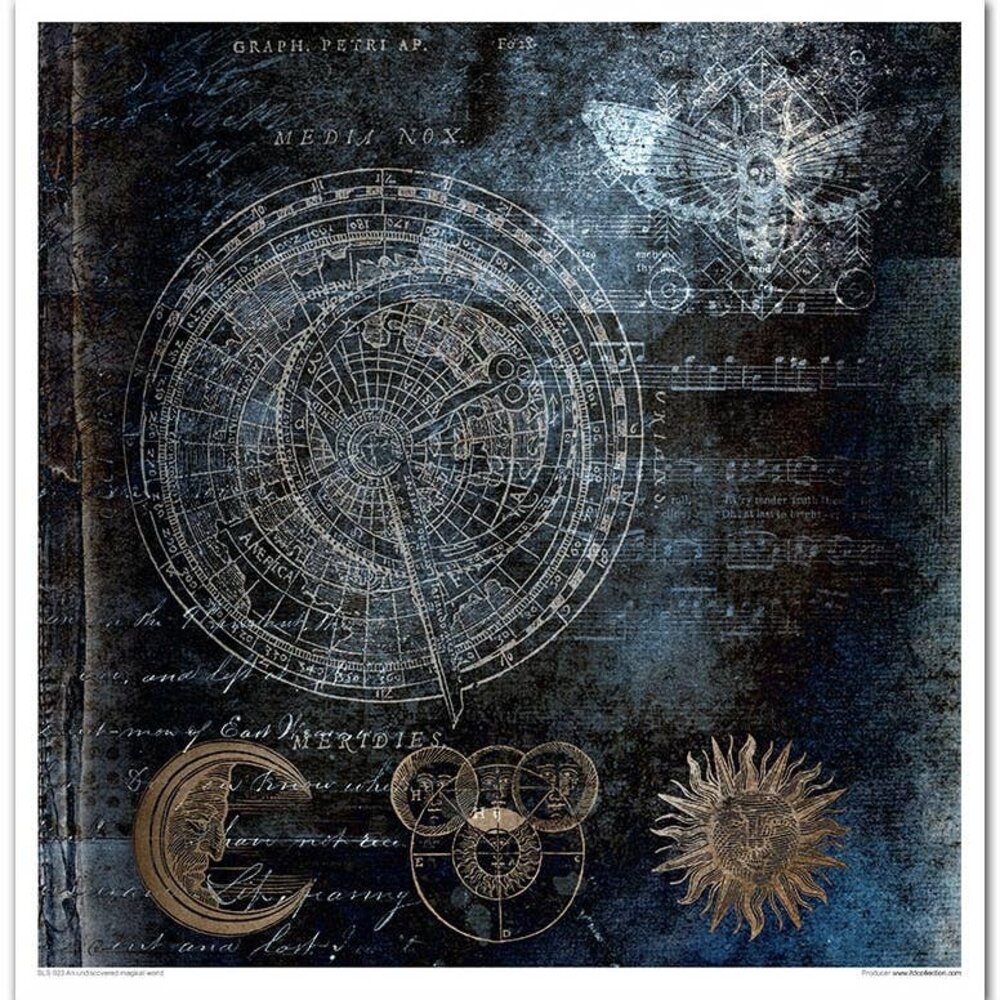 ITD Collection An undiscovered magical world 12x12 Inch Paper Pad (SLS 023)