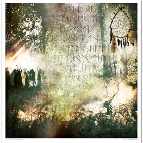 ITD Collection An undiscovered magical world 12x12 Inch Paper Pad (SLS 023)