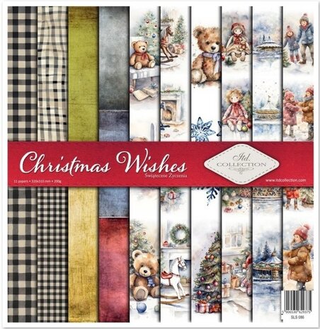 ITD Collection Christmas Wishes 12x12 Inch Paper Pad (SLS 086)