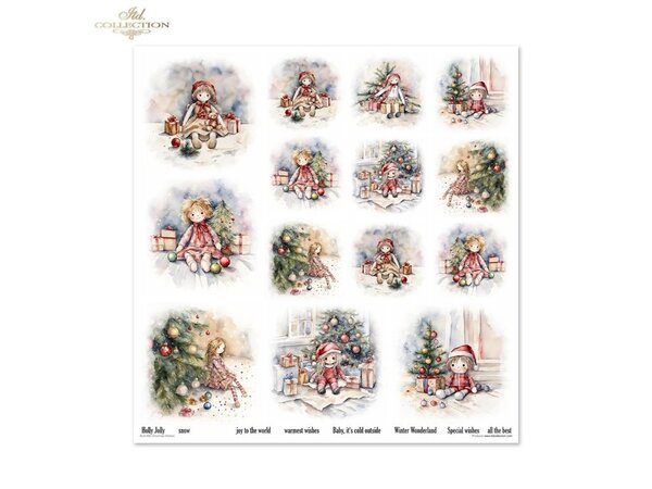 ITD Collection Christmas Wishes 12x12 Inch Paper Pad (SLS 086)
