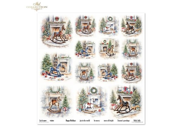 ITD Collection Christmas Wishes 12x12 Inch Paper Pad (SLS 086)