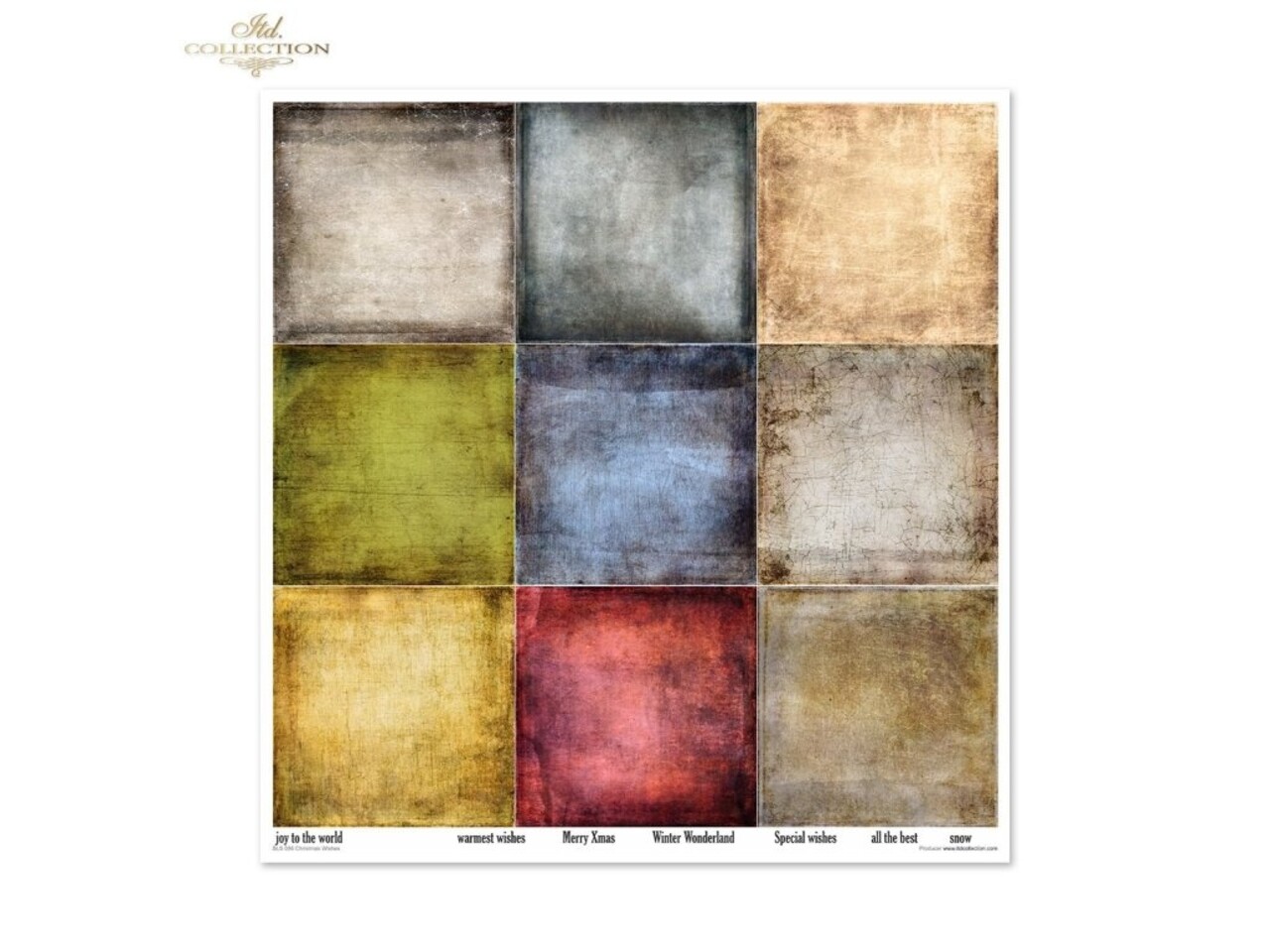 ITD Collection Christmas Wishes 12x12 Inch Paper Pad (SLS 086)