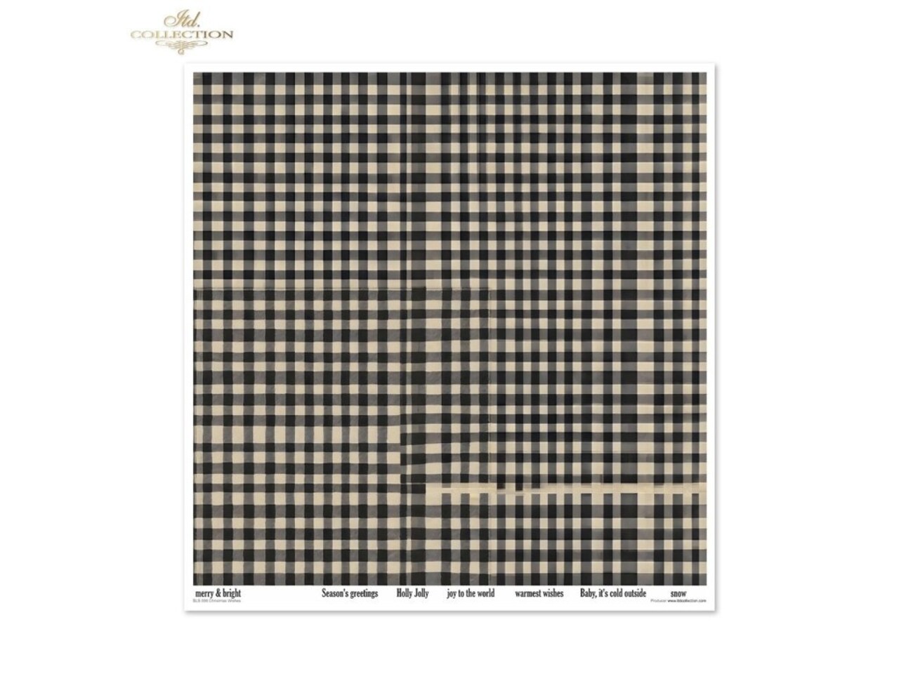 ITD Collection Christmas Wishes 12x12 Inch Paper Pad (SLS 086)