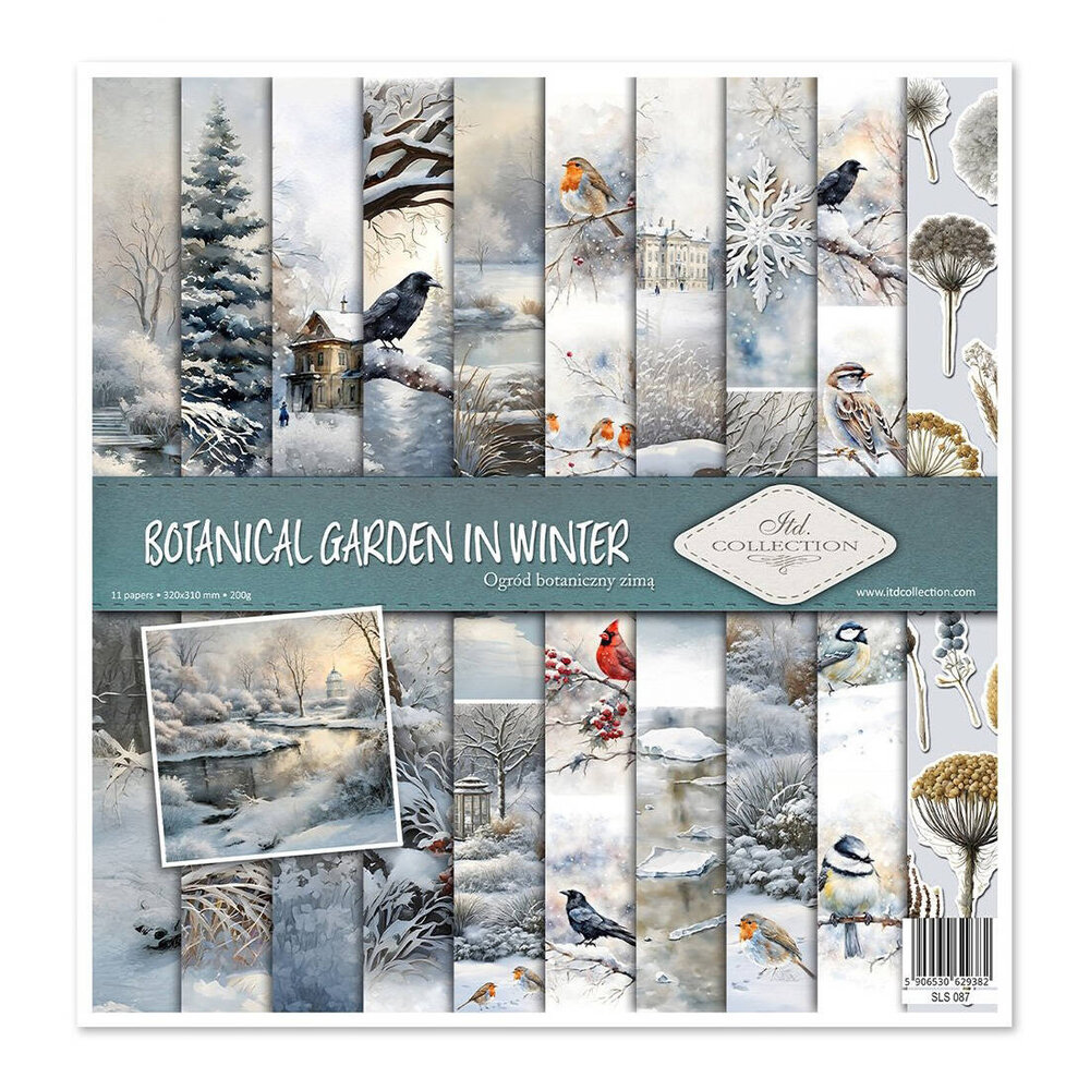 ITD Collection Botanical Garden in Winter 12x12 Inch Paper Pad (SLS 087) ITD Collection Botanical Garden in Winter 12x12 Inch Paper Pad (SLS 087)