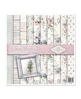 ITD Collection Floral Shabby Chic 12x12 Inch Paper Pad (SLS 089) ITD Collection Floral Shabby Chic 12x12 Inch Paper Pad (SLS 089)