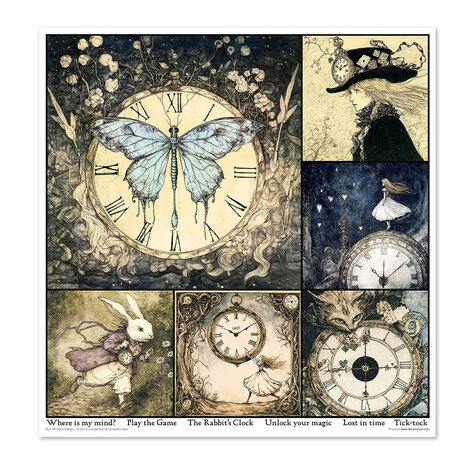 ITD Collection Alice's Magic 1 12x12 Inch Paper Pad (SLS 091) ITD Collection Alice's Magic 1 12x12 Inch Paper Pad (SLS 091)